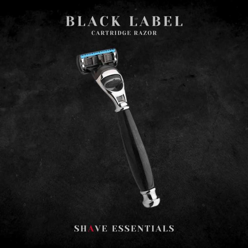 Shave Essentials Black Label Cartridge Razor Razors & Razor Blades