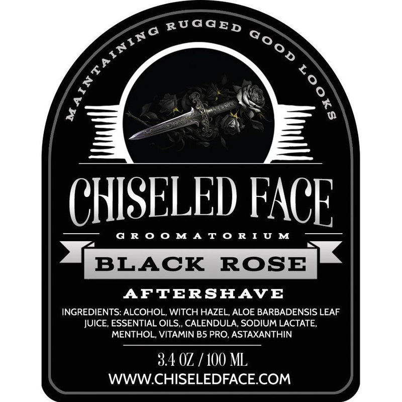 Chiseled Face Black Rose - Aftershave Splash Aftershave