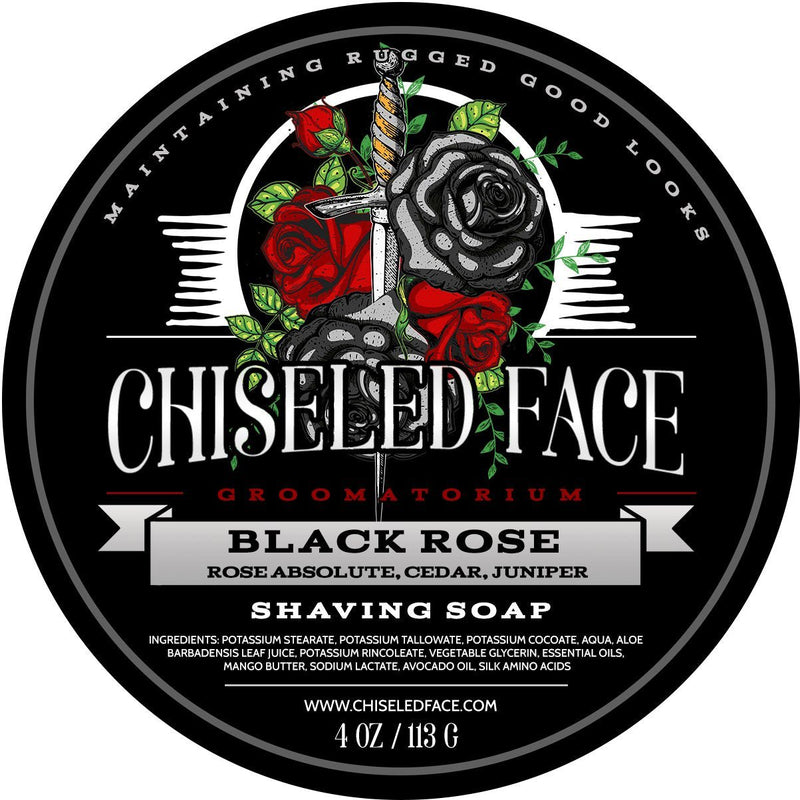 Chiseled Face Black Rose – Shaving Soap Shaving Soap