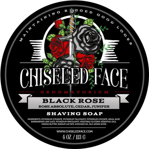 Chiseled Face Black Rose – Shaving Soap Shaving Soap
