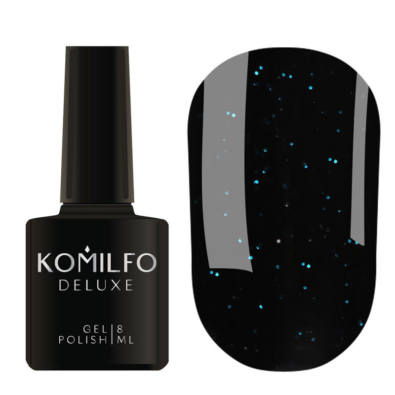 nbmsupply Komilfo Gel polish “Black”(Red,Blue,Gold,Silver) 8 ml