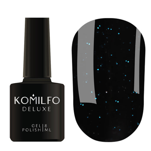 nbmsupply Komilfo Gel polish “Black”(Red,Blue,Gold,Silver) 8 ml