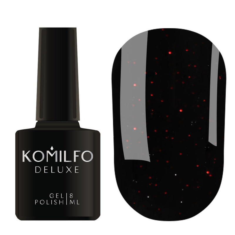 nbmsupply Komilfo Gel polish “Black”(Red,Blue,Gold,Silver) 8 ml