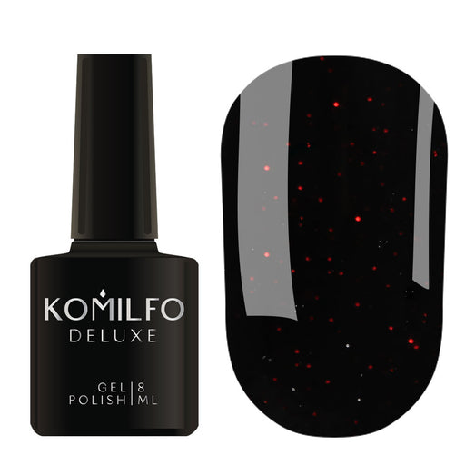 nbmsupply Komilfo Gel polish “Black”(Red,Blue,Gold,Silver) 8 ml