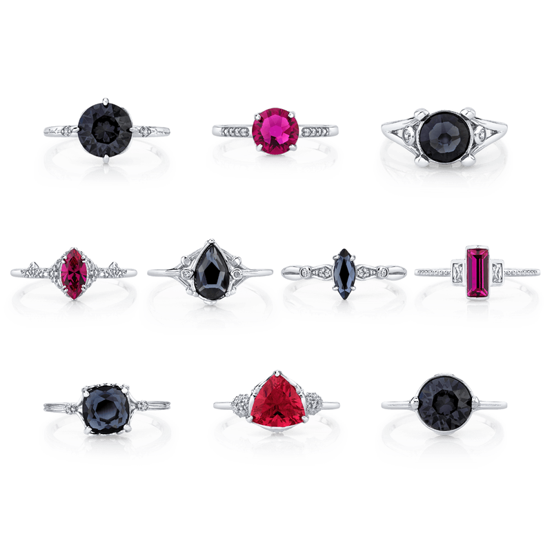 Fragrant Jewels Black Dahlia - Satin Collection - Jewel Candle Jewel Candle