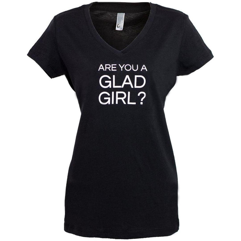 GladGirl "Are You A GladGirl?" T-Shirt Marketing