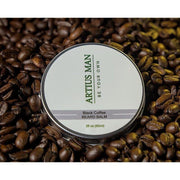 Artius Man Black Coffee Beard Balm – Dark Roast Coffee Beard Control and Conditioning (2 oz) Beard Balm