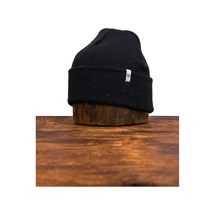 Blackout Fine Gauge Upcycled Cotton Beanie