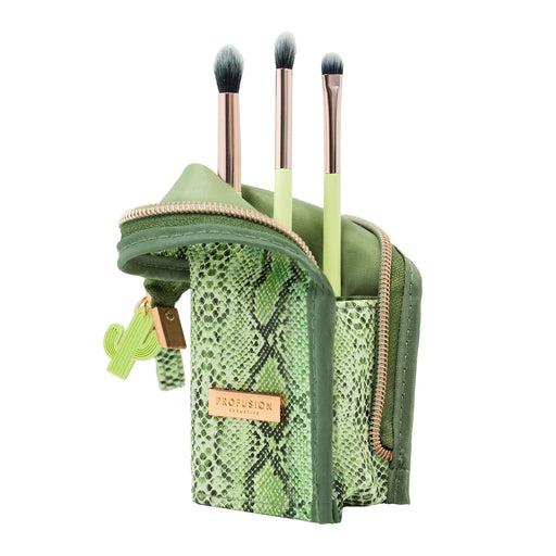 Profusion Cosmetics - Desert Sage | Blend & Stand 4pc Bag & Brush Set