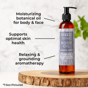Ora's Amazing Herbal Body Oil, Blissful Earth Body Oil