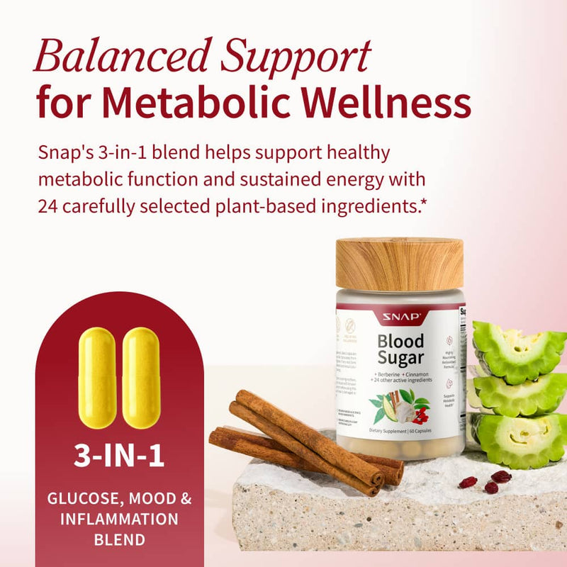 Snap Supplements Blood Sugar & Cholesterol Health Bundle