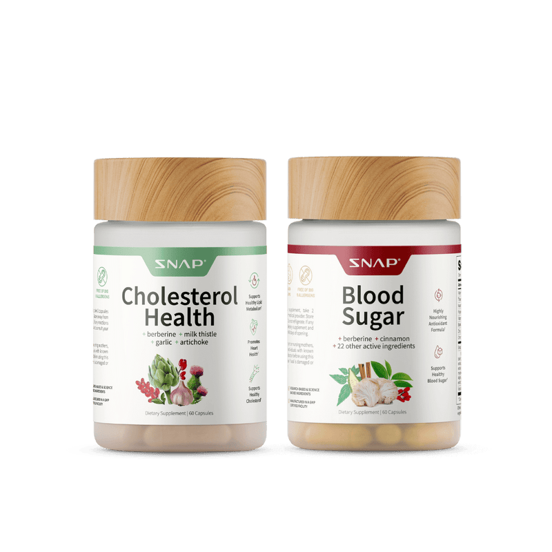 Snap Supplements Blood Sugar & Cholesterol Health Bundle