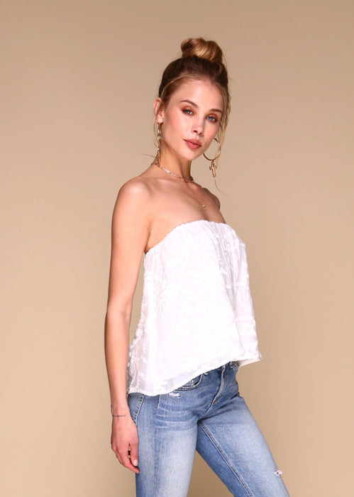 Blossom Top | White Embroidery