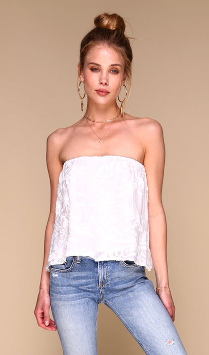 Blossom Top | White Embroidery