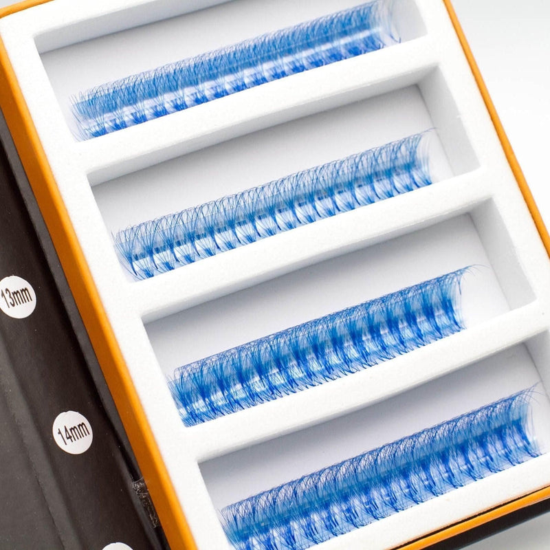 Mega Lash Academy Blue 5D Rapid Promade Fans - 600 Fans Promade Fans