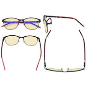 eyekeeper.com Blue Light Blocking Eyeglasses Crystal LX19020-BB60 Eyeglasses