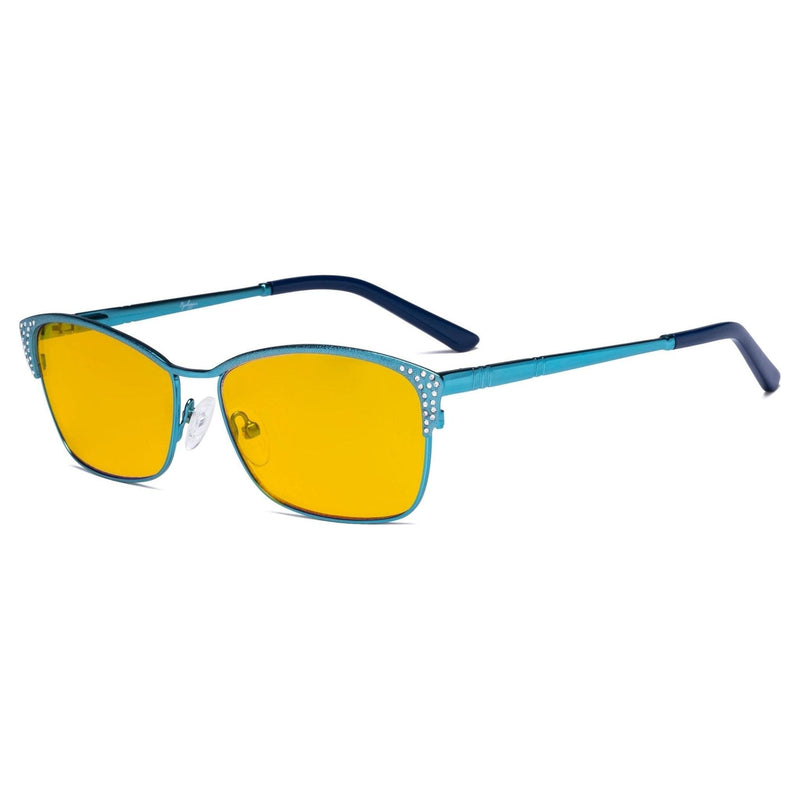 eyekeeper.com Blue Light Blocking Eyeglasses with Crystals HP17001 Eyeglasses