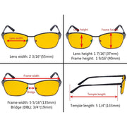 eyekeeper.com Blue Light Blocking Eyeglasses with Crystals HP17001 Eyeglasses