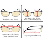 eyekeeper.com Blue Light Blocking Eyeglasses with Crystals TM17001 Eyeglasses