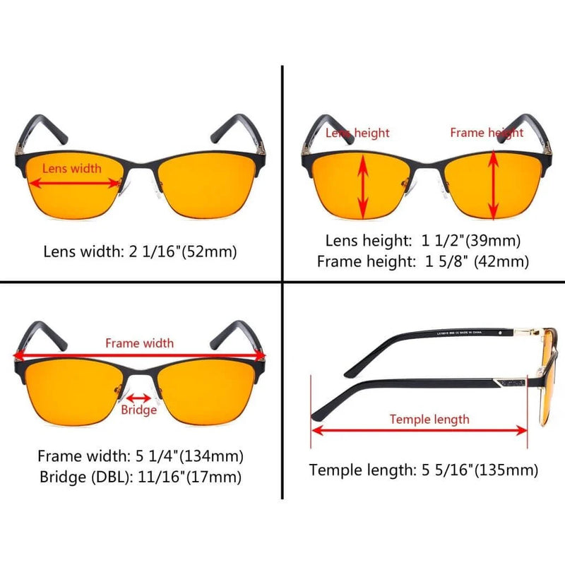 eyekeeper.com Blue Light Blocking Glasses for Screen Protection LX19015-BB98 Eyeglasses