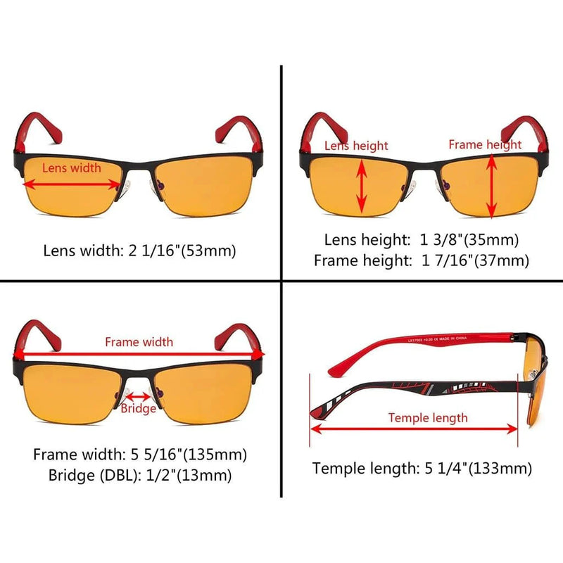 eyekeeper.com Blue Light Blocking Reading Glasses LX17003-BB98 Eyeglasses