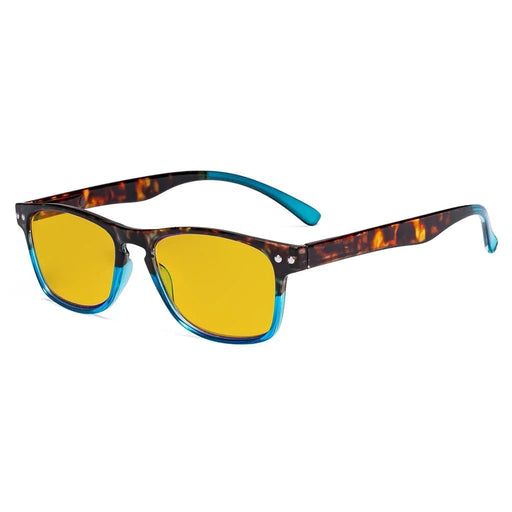 eyekeeper.com Blue Light Blocking Reading Glasses Tortoise Temples HP046D Eyeglasses