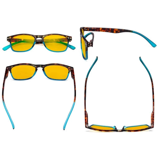 eyekeeper.com Blue Light Blocking Reading Glasses Tortoise Temples HP046D Eyeglasses