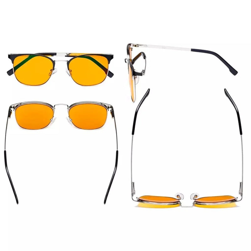 eyekeeper.com Blue Light Eyeglasses Metal Frame LX19018-BB98 Eyeglasses