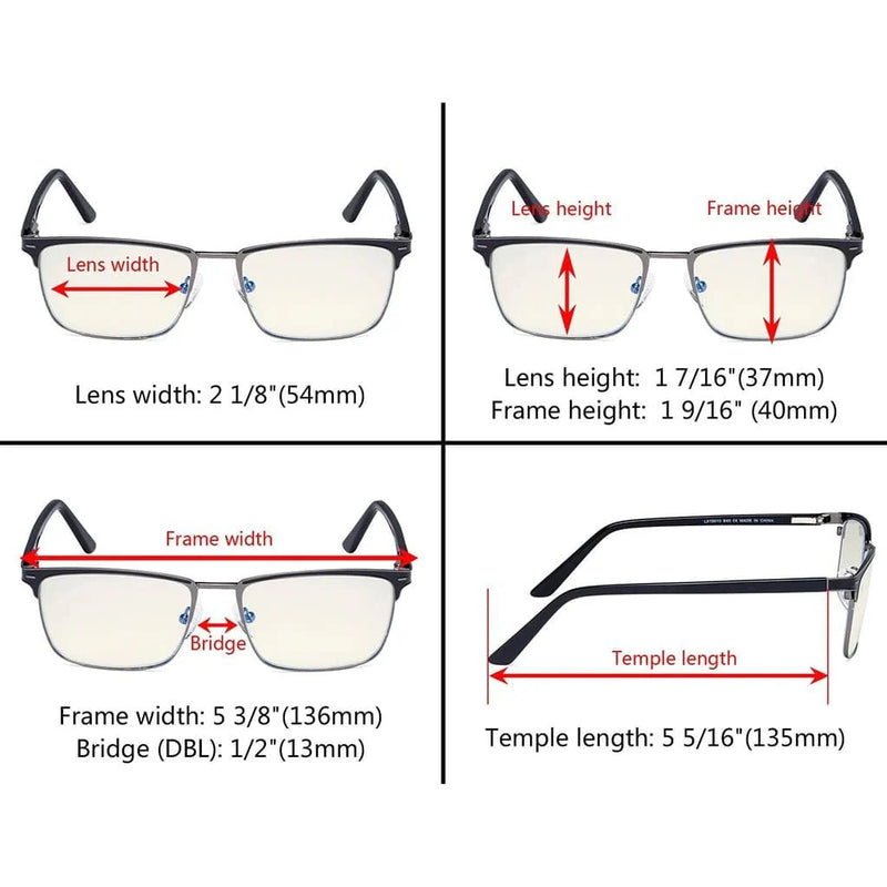 eyekeeper.com Blue Light Filter Eyeglasses Classic Eyewear LX19010-BB40 Eyeglasses