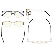 eyekeeper.com Blue Light Filter Eyeglasses with Crystals LX19014-BB40 Eyeglasses