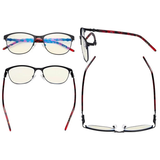 eyekeeper.com Blue Light Filter Eyeglasses with Crystals LX19020-BB40 Eyeglasses