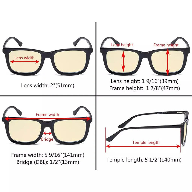 eyekeeper.com Blue Light Glasses Eyeglasses Vintage Style BC1903-BB60 Eyeglasses