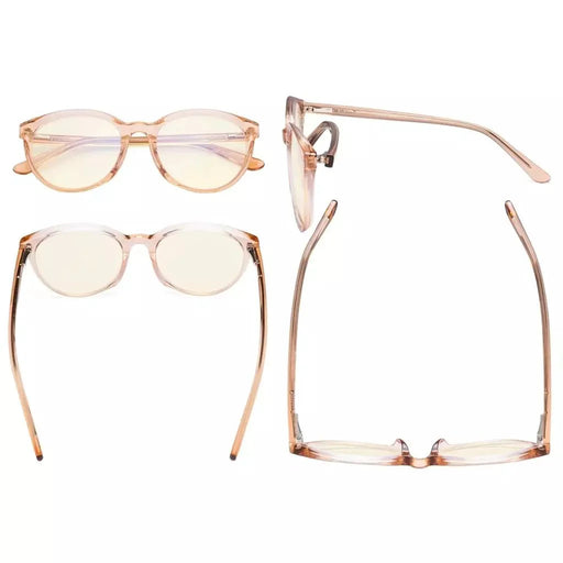 eyekeeper.com Blue Light Protection Glasses for Round Face BC1904-BB40 Eyeglasses