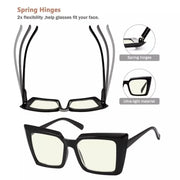 eyekeeper.com Blue Light Spectacles 5 Pack Oversized Reading Glasses UV2141 Eyeglasses