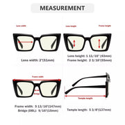 eyekeeper.com Blue Light Spectacles 5 Pack Oversized Reading Glasses UV2141 Eyeglasses