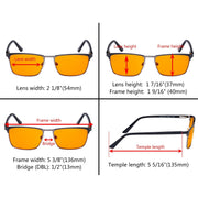 eyekeeper.com Blue Light Blocking Eyeglasses Better Sleep Glasses LX19010-BB98 Eyeglasses