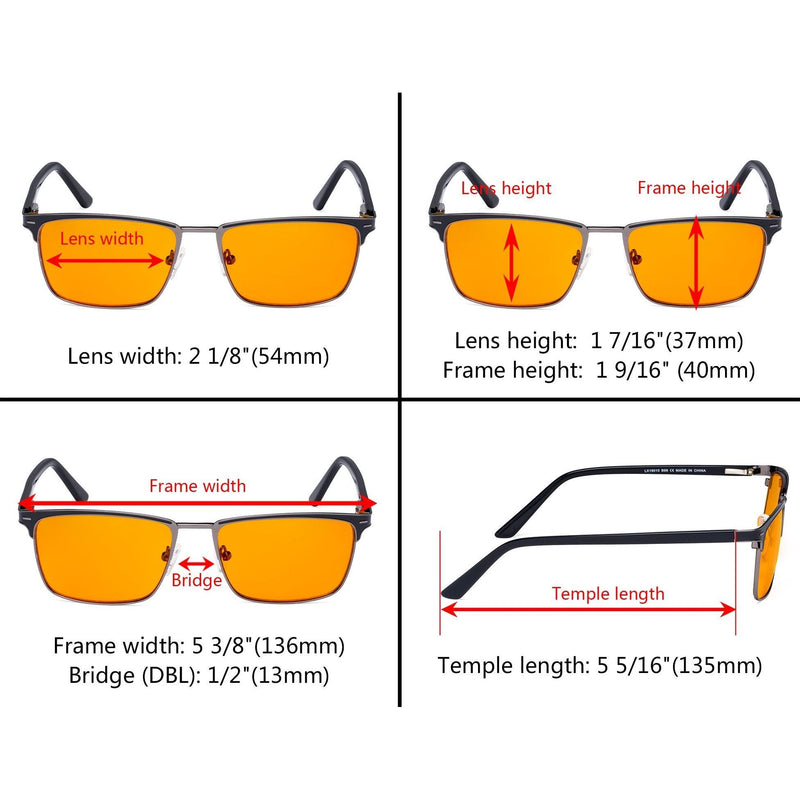 eyekeeper.com Blue Light Blocking Eyeglasses Better Sleep Glasses LX19010-BB98 Eyeglasses