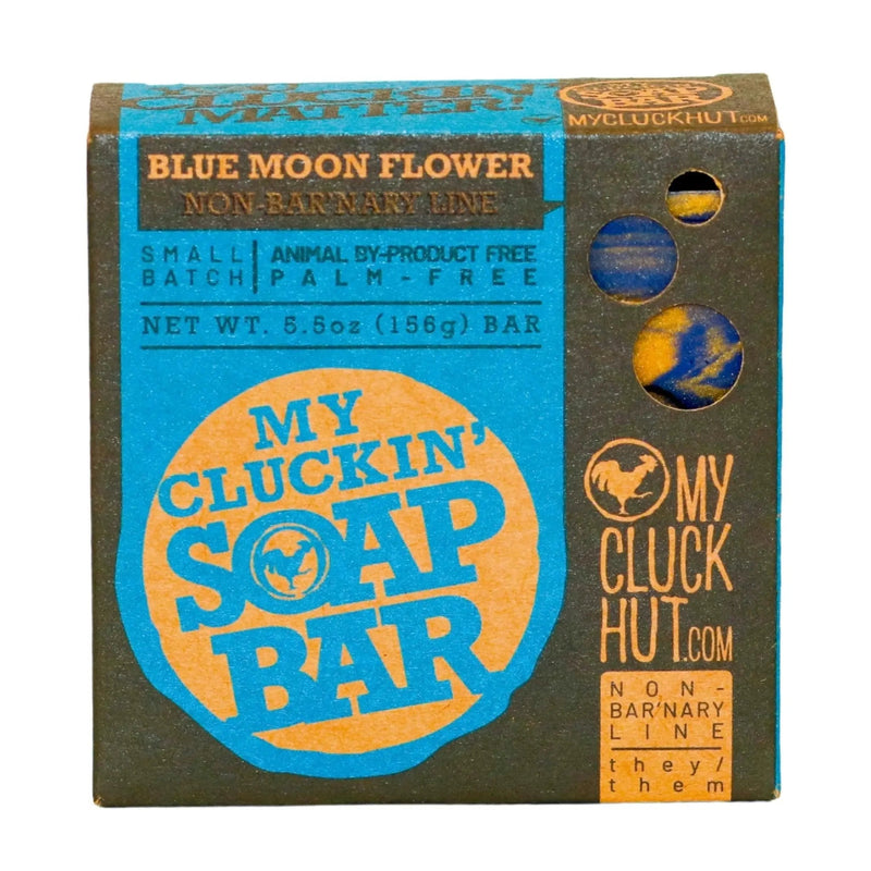 My Cluck Hut Blue Moon Flower | My Cluckin' Soap Bar Soap