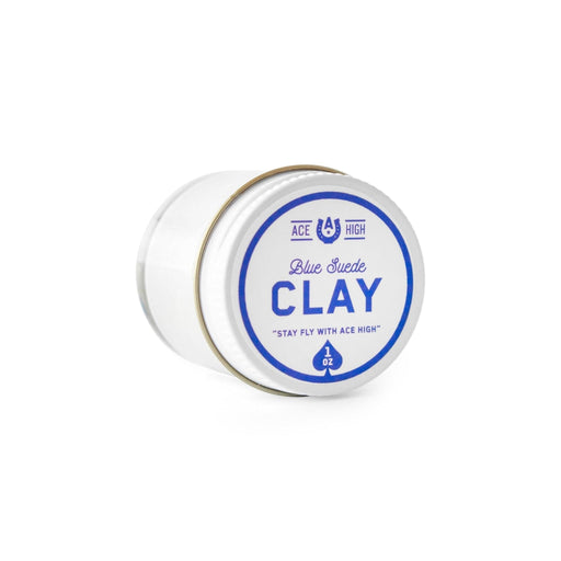 Ace High Co Blue Suede Clay - 1 oz Travel Size pomade