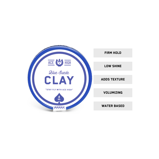 Ace High Co Blue Suede Clay clay pomade