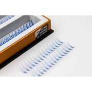 Mega Lash Academy Blue Wispy 5D Rapid Promade Fans - 600 Fans Promade Fans