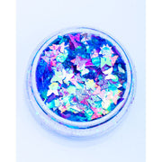 Lunautics Mariah - Chunky Blue and Purple Butterfly Glitter Chunky Glitter