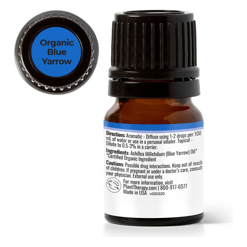 Plant Therapy Organic Blue Yarrow Essential Oil Essential Oil