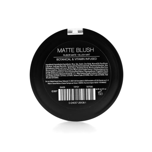 Palladio MATTE BLUSH Matte Blush Black Berry Pink BM01,Bayberry BM02,Peach Ice BM03,Toasted Apricot BM04,Chic BM05,Tipsy BM06,Poised BM07,Velvetine BM08,Bare Coral BM09