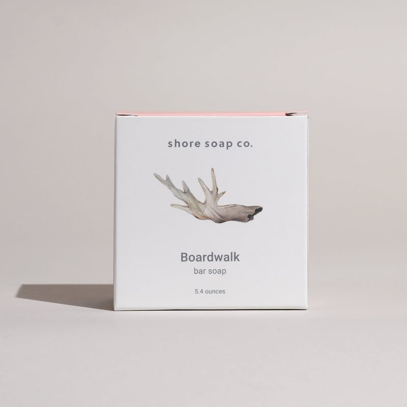 Shore Soap Co. Boardwalk Bar Soap Bar Soap Light Gray Single Bar,3 for $24