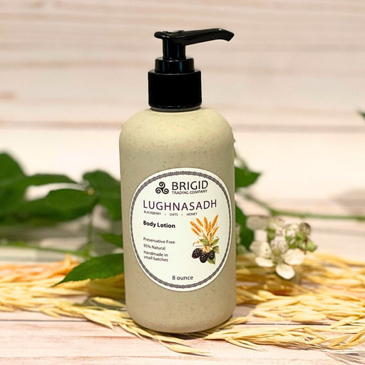Brigid Trading Company Lughnasadh Natural Body Lotion - Blackberry, Oats, and Honey Body Lotion
