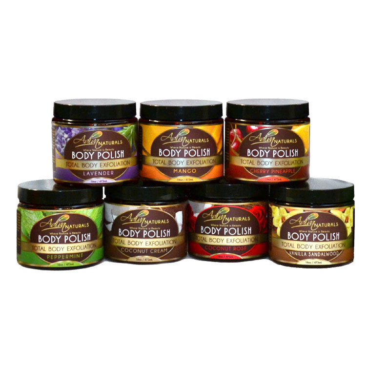 Adiva Naturals Ginger and Sugar Body Polish Scrub - Mango Scrub