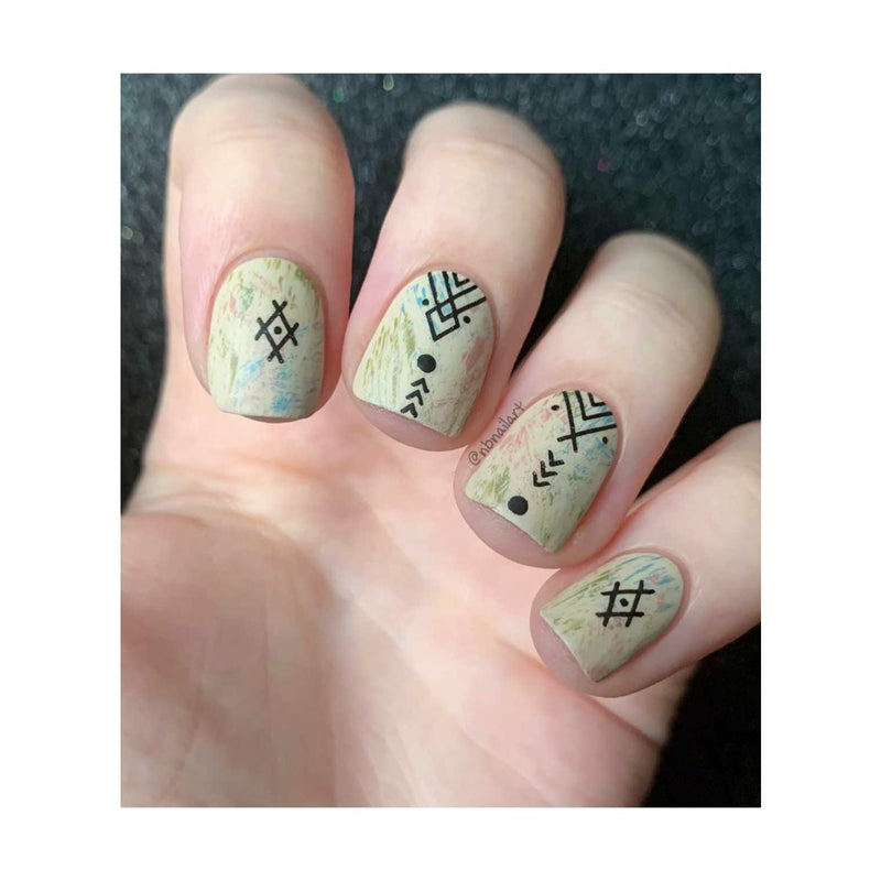 UberChic Beauty Boho Chic Alphabet Stamping Plate