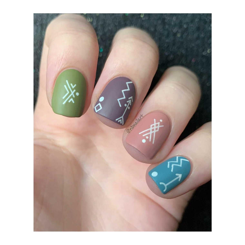 UberChic Beauty Boho Chic Alphabet Stamping Plate