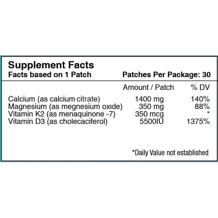 PatchAid - Bone and Joint Support Vitamin Patch Pack